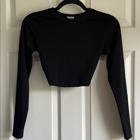 Garage Black Shirt with Strappy Back - Picture 1 of 8
